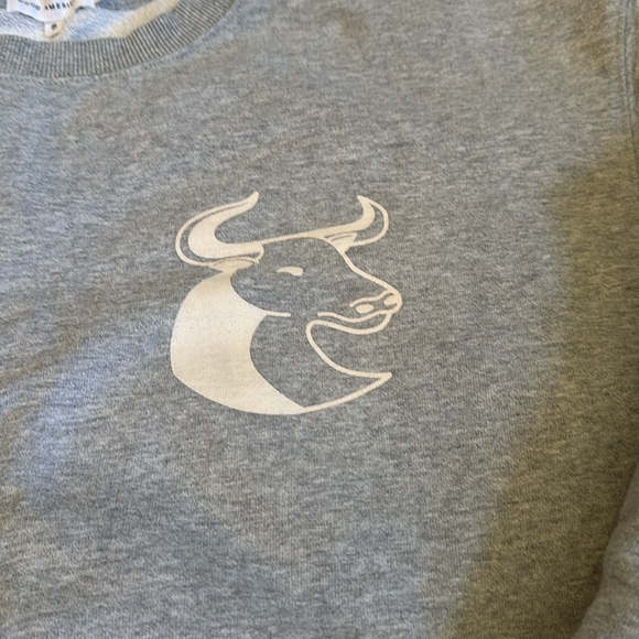 Good American Zodiac Taurus Boyfriend Sweatshirt Size XL - Picture 3 of 8